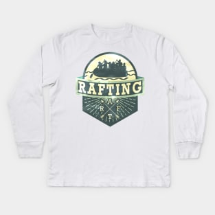 Rafting Kids Long Sleeve T-Shirt